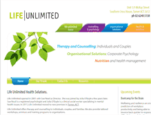 Tablet Screenshot of lifeunlimited.com.au